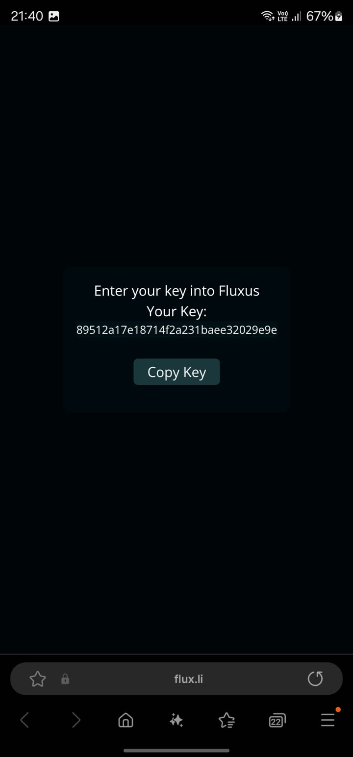 Copy Fluxus Key