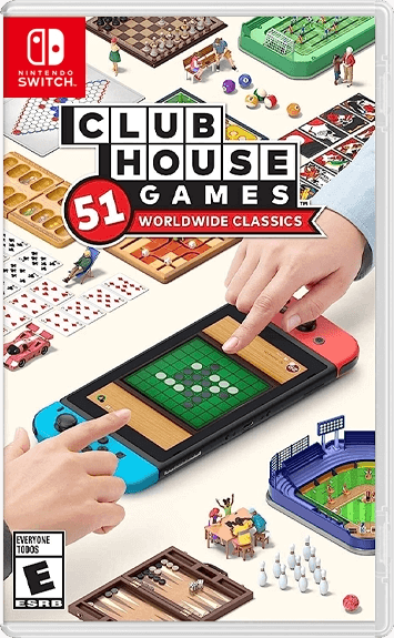 Download Clubhouse Games: 51 Worldwide Classics NSP, XCI ROM + v1.1.3 Update