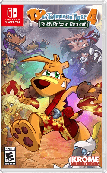 Download TY the Tasmanian Tiger 4: Bush Rescue Returns NSP, XCI ROM